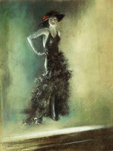 Podium - De zwarte jurk door Everett Shinn