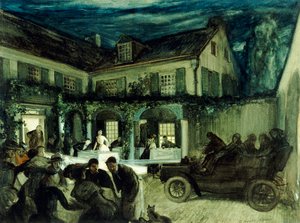 De Soiree door Everett Shinn