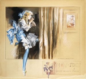 Tinsel Toes door Everett Shinn