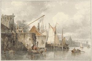 Boten bij een kade