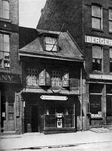 Geboorteplaats van de vlag van de Verenigde Staten, Philadelphia, Pennsylvania, VS, ca. 1930s door Ewing Galloway