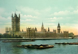 De huizen van het parlement, c1900s