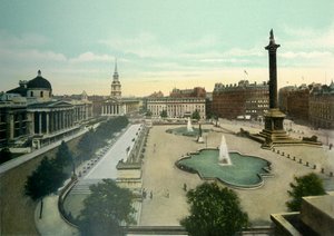 Trafalgar Square, ca. 1900