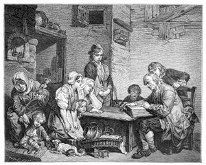 De Bijbel lezen, 1885 door FV Martens