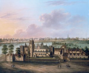 Lambeth Palace, ca. 1685 door FW Smith