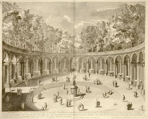 La Colonnade, Versailles, c.1715 door F. (after) Delamonce