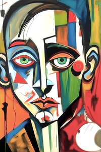 Triest portret door F. Abderrahim
