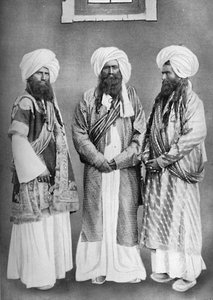 Drie Balochi-hoofden, 1902