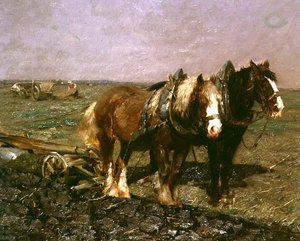 Ploegen door F. E. Keuschden
