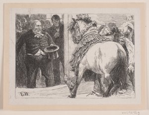 Illustratie voor "Herremandsbruden" door F. Hendriksen