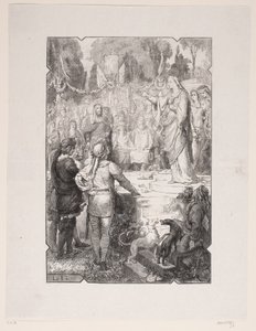 Het Hof van Liefde in Narbonne door F. Hendriksen