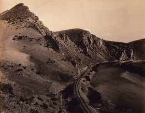 Oostelijke ingang, Jefferson Canyon, voor de Northern Pacific Railroad