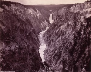 Grand Canyon van de Yellowstone en watervallen