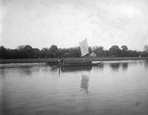 Hooghly-rivier, Alipore, India, 1905-1906