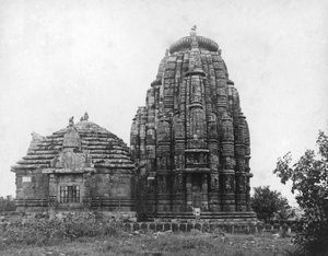 Lingaraj-tempel, Bhubaneswar, Orissa, India, 1905-1906
