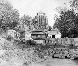 Lingaraj-tempel, Bhubaneswar, Orissa, India, 1905-1906