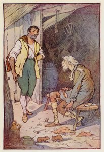 Illustratie voor Een Tale of Two Cities door Charles Dickens door F. M. B. Blaikie