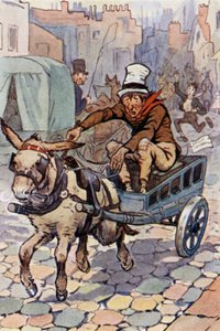 Illustratie voor David Copperfield (kleur litho) door F. M. B. Blaikie
