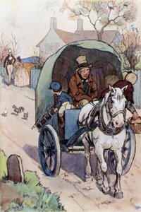 Illustratie voor David Copperfield door F. M. B. Blaikie