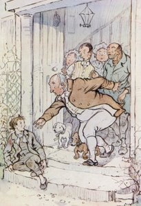 Illustratie voor Oliver Twist door F. M. B. Blaikie