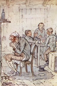 Illustratie voor Oliver Twist door F. M. B. Blaikie