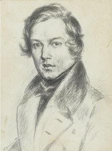Robert Schumann 1810-1856, 1836 door F. Mannheim