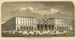 Het eerste Stuttgartse stationsgebouw