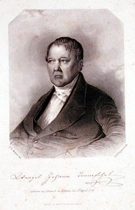 Portret van Wenzel Johann Tomaschek (1774-1850) gegraveerd door Albert Henry Payne (1812-1902) door F. T. (after) Mayer