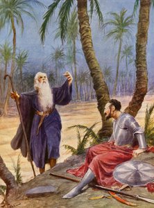 La Gerusalemme Liberata door Torquato Tasso: Canto X, stanza 9 door Fabio Fabbi