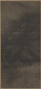 Draak, Tijger, c. 1250-1279 door Fachang Muqi