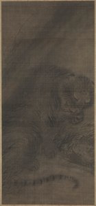 Tijger, ca. 1250-1279 door Fachang Muqi