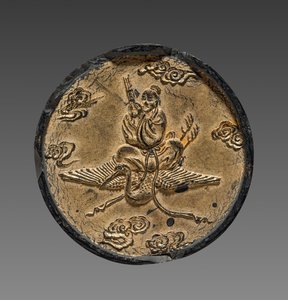 Inktkoek met Wang Ziqiao, ca. 17e-18e eeuw door Fang Yulu