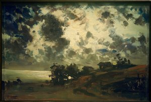 Maanlicht, studie door Fanny Churberg
