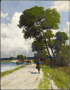 Een winderige dag, 1903 door Farquhar McGillivray Knowles