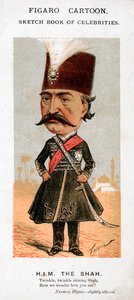 De sjah van Perzië door Faustin