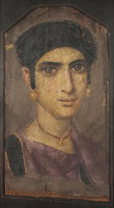 Portret van een Jonge Dame, 2e eeuw na Christus door Fayum mummy portraits