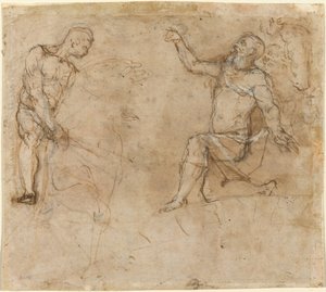 Figurenstudies door Federico Barocci