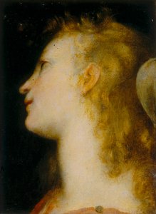 Hoofd van een engel door Federico Barocci