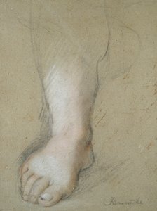 Studie van een voet, late 16e eeuw door Federico Barocci