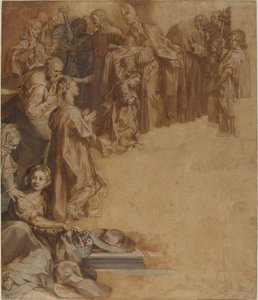 De Presentatie van de Maagd in de Tempel door Federico Barocci