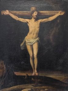 Christus gekruisigd door Federico Fiori Barocci or Baroccio