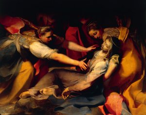 Flauwvallen van de Maagd, detail van de 