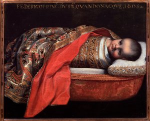 Portret van Federico Ubaldo della Rovere, hertog van Urbino (infant)