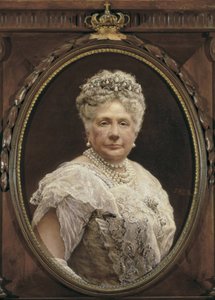 Portret van Isabella van Bourbon, Infanta van Spanje, dochter van Isabella II en zus van Alfonso XII