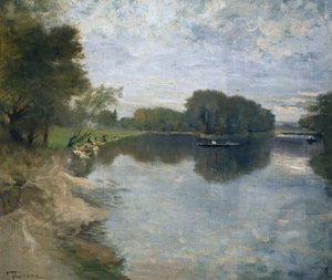De oevers van de Seine, door Federico Rossano