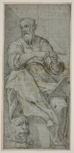 Sint Marcus de evangelist door Federico Zuccaro