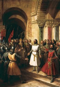 Godefroy de Bouillon verkozen tot koning van Jeruzalem op 23 juli 1099 - 1839