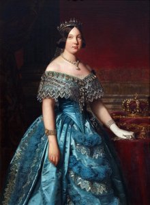 Isabella II van Spanje door Federico de Madrazo y Kuntz
