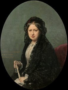 María Encarnación Cueto de Saavedra, hertogin van Rivas door Federico de Madrazo y Kuntz