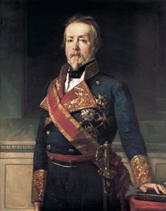 Portret van Evaristo Fernandez de San Miguel y Valledor (1785-1862), Spaanse militaire edelman en politicus door Federico de Madrazo y Kuntz